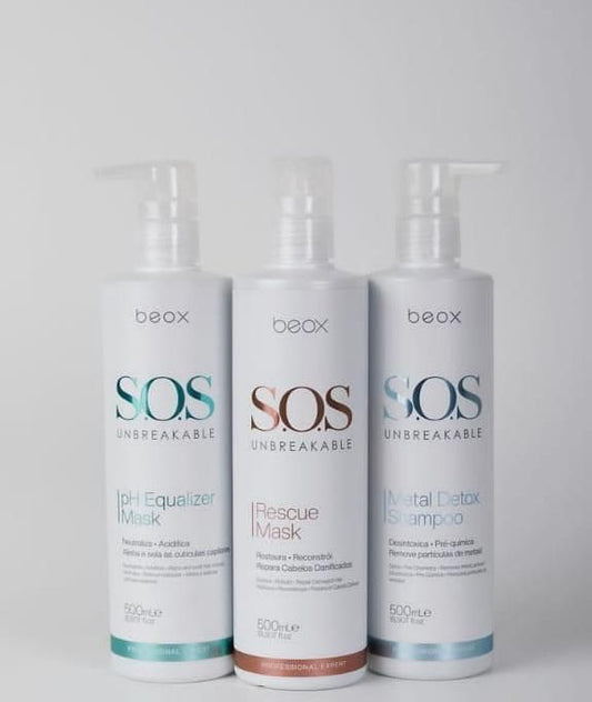 SOS Unbreakable Kit: Rescue & Restore Damaged Hair (3 UNITS)