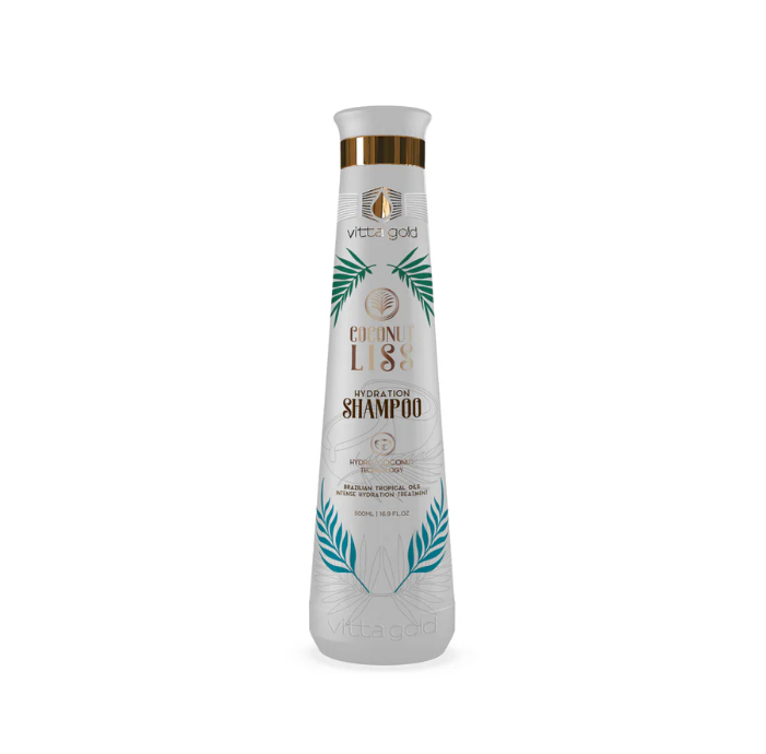Vitta Gold Coconut Liss Hydrating Shampoo – Deep Moisture & Smooth Finish 500ml (16.9 fl.oz)