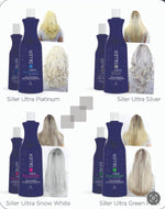 SILLER Ultra Snow White: Brighten & Illuminate Blondes 300ml - The Mane Beauty